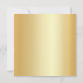 Aangepaste gouden goudkleurige Sjabloon Jouw tekst (Achterkant)