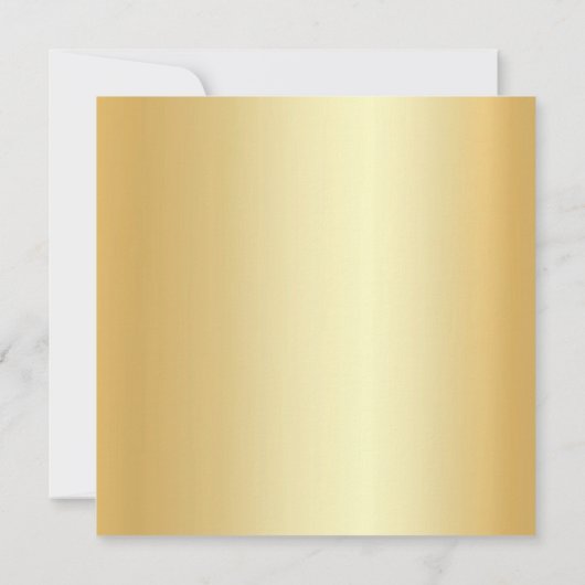 Aangepaste gouden goudkleurige Sjabloon Jouw tekst (Achterkant)