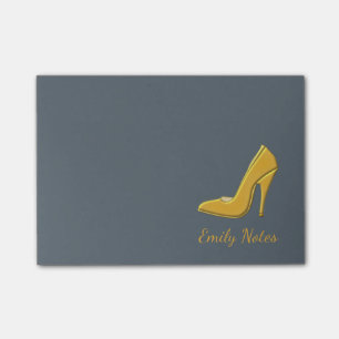 Aangepaste gouden hiel post-it® notes