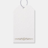 Aangepaste "gouden" juwelen of Gift-Kaarten voor D Cadeaulabel (Voorkant)