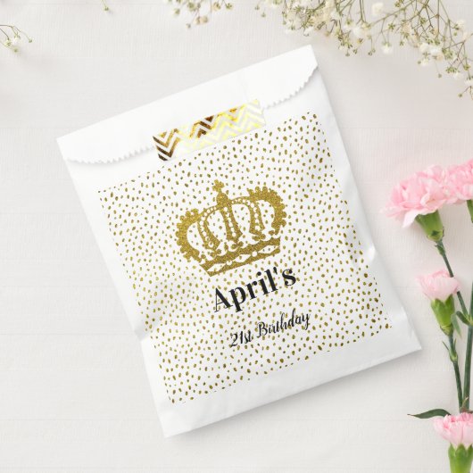 Aangepaste gouden kroonpleister bedankzakje (Gezegeld)