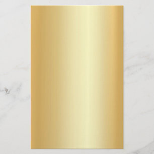 Aangepaste gouden look moderne elegante lege sjabl briefpapier