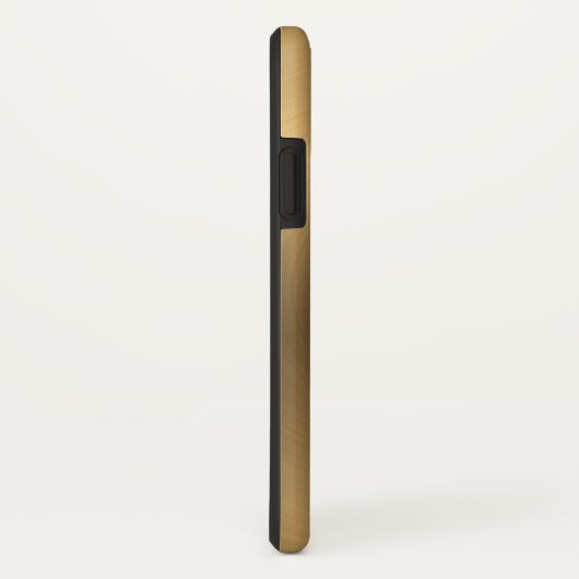 Aangepaste gouden metalen radiale textuur Case-Mate iPhone case (Achterkant / rechts)