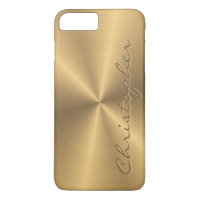 Aangepaste gouden metalen radiale textuur