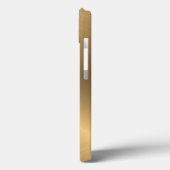 Aangepaste gouden metalen radiale textuur Case-Mate iPhone case (Achterkant / Links)