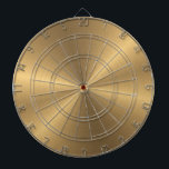 Aangepaste gouden metalen radiale textuur dartbord<br><div class="desc">Voel u vrij om het ontwerp aan te passen aan uw eigen voorkeuren. U kunt de ontwerplocatie,  -oriëntatie,  achtergrondkleuren en -grootte wijzigen. Ook,  kunt u uw eigen tekst toevoegen,  of slogan plaatste zijn doopvont,  plaats en grootte,  allen om het ultieme persoonlijke cadeau voor u en uw dierbaren te creëer.</div>
