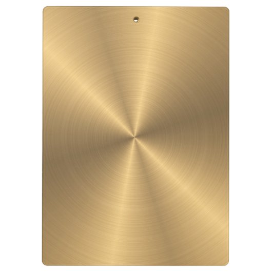 Aangepaste gouden metalen radiale textuur klembord (Achterkant)