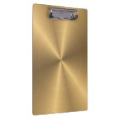 Aangepaste gouden metalen radiale textuur klembord (Rechts)