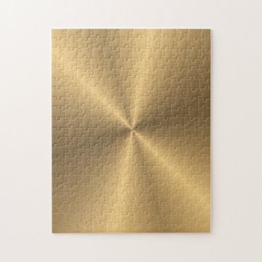 Aangepaste gouden metalen radiale textuur legpuzzel (Verticaal)