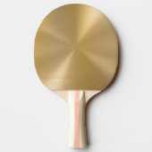Aangepaste gouden metalen radiale textuur tafeltennisbatje (Achterkant)