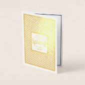 Aangepaste gouden Mode Show | Bedrijfsevenement Folie Kaarten (Voorkant)