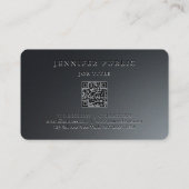 Aangepaste Gouden Script Oceania Makeup Artiest Visitekaartje (Achterkant)