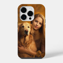 Aangepaste gouden terugwinning Beste hond Mam i te iPhone 14 Plus Hoesje