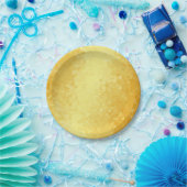 Aangepaste gouden uiterlijk Harten Blanco Romantis Papieren Bordje (Feest)