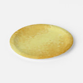 Aangepaste gouden uiterlijk Harten Blanco Romantis Papieren Bordje (Gekanteld)