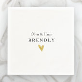 Aangepaste gouden wratpapieren servetten