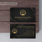 Aangepaste Gouden Zwart Klassiek Monogram Wet Kant Visitekaartje