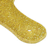 Aangepaste Gouden Zwarte en Gouden Glitter Monogra Snijplank (Hoek)