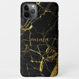 Aangepaste gouden zwarte mobiele telefoon 12 13 iPhone 11Pro max hoesje