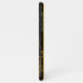 Aangepaste gouden zwarte mobiele telefoon 12 13 iPhone hoesje (Linkerkant)