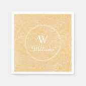 Aangepaste  goudkleurventilator servet (Voorkant)