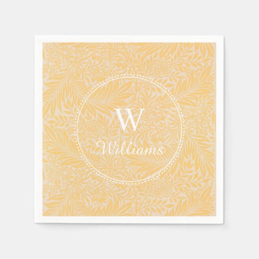 Aangepaste  goudkleurventilator servet (Voorkant)