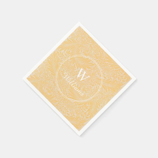 Aangepaste  goudkleurventilator servet (Hoek)