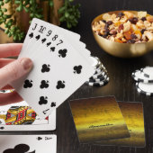 Aangepaste goudspeelkaarten pokerkaarten (Insitu)