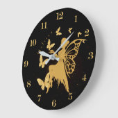 Aangepaste goudvlinder grote klok (Hoek)