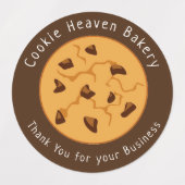 Aangepaste Gourmet Cookie Bakkerij Labels (Design 2)