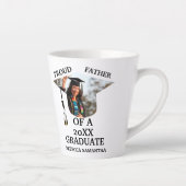 Aangepaste graafkap tassel foto trotse vader latte mok (Rechts)
