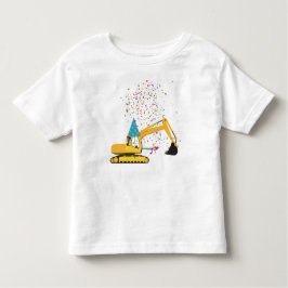 Aangepaste graafmachine constructietransport Birth Kinder Shirts