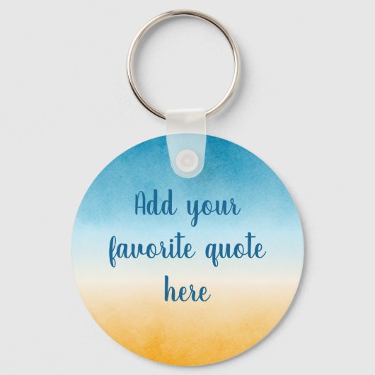 Aangepaste gradiënt gradiënt gradiënt gradiënt gra sleutelhanger (Voorkant)