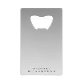 Aangepaste gradiënt Gradiënt Kredietflesje Kaart Creditkaart Flessenopener (Voorkant)