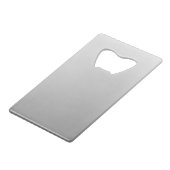 Aangepaste gradiënt Gradiënt Kredietflesje Kaart Creditkaart Flessenopener (Achterkant Gekanteld)