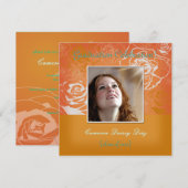 Aangepaste graduatie-uitnodigingen kaart (Voorkant / Achterkant)