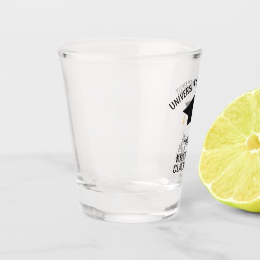 Aangepaste Graduation Party Class van 2025 College Shot Glas (Links)