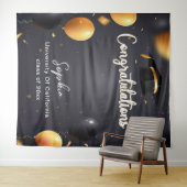 Aangepaste Graduation Party Decor 2025, Party Acht Wandkleed (In Situ (horizontaal))