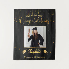 Aangepaste Graduation Party Decor 202x, Party Acht Wandkleed