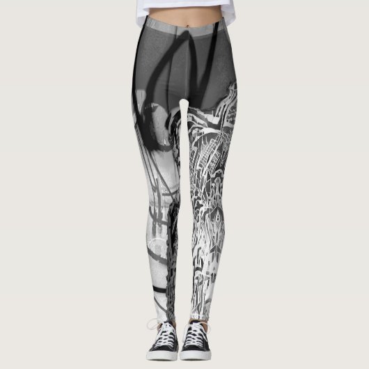 Aangepaste Graffik-Leggings door CABVASQUEZ Leggings (Voorkant)