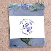 Aangepaste grafieken Circulaire adresnaam Zelfinktende Stempel