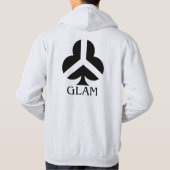 Aangepaste grafische hoodie met uniek ontwerp (Achterkant)