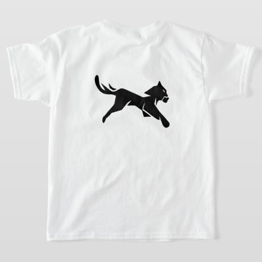 Aangepaste grafische kinder T-shirt | Stijlvolle k (Laag Achter)