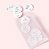 Aangepaste grafische klassieke ronde stickerlabels labels