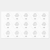 Aangepaste grafische klassieke ronde stickerlabels labels (Vel)