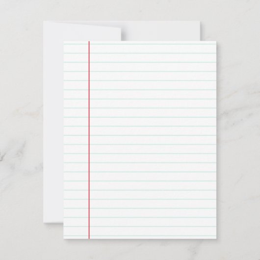 Aangepaste grafische schrijfkaarten notitiekaartje (Achterkant)