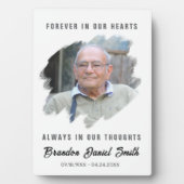 Aangepaste graftekentafel met foto, herdenkingsdec fotoplaat (voorkant)