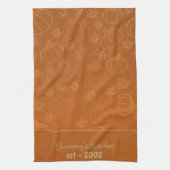 Aangepaste Grammy's Kitchen Fall  Persoonlijk  Theedoek (Verticaal)
