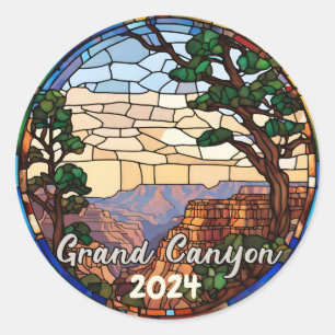 Aangepaste Grand Canyon Ronde Sticker