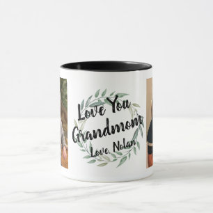 Aangepaste Grandma Grandpa Foto Mok van Grandchild